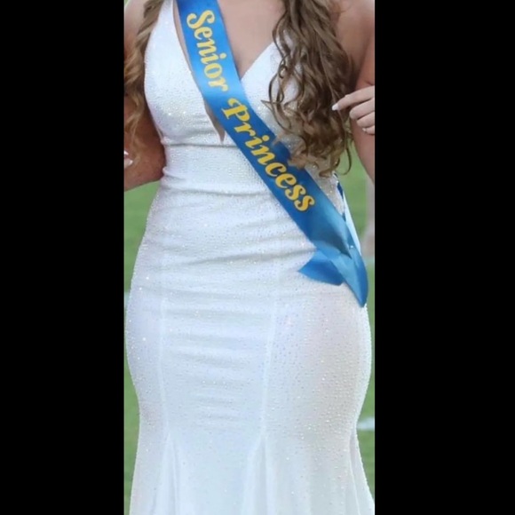 SHERRI HILL Designer Prom/Wedding/Pageant/Homecoming Elegant White Dress/Gown - Picture 8 of 9